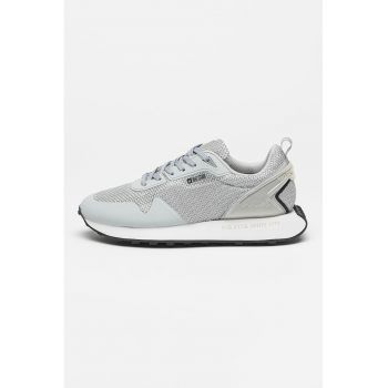 Pantofi sport din material textil cu garnituri din material sintetic