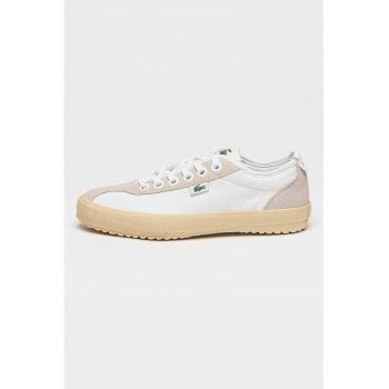 Pantofi sport din material textil cu garnituri din piele intoarsa