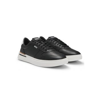 Pantofi sport din piele cu logo