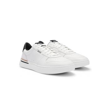 Pantofi sport din piele cu logo