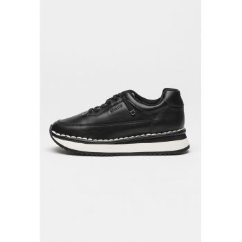 Pantofi sport din piele cu talpa wedge