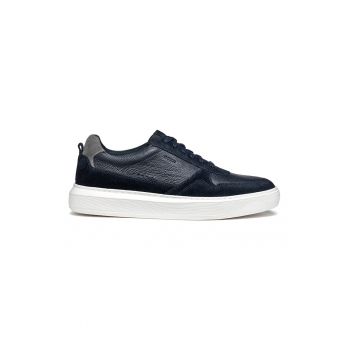 Pantofi sport din piele si piele intoarsa