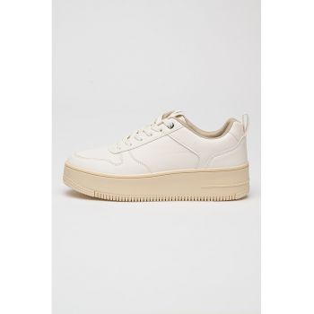 Pantofi sport flatform de piele ecologica Noller