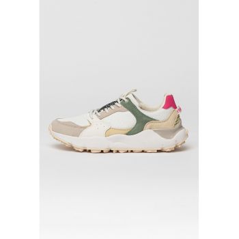 Pantofi sport textili cu insertii din piele intoarsa Tecla
