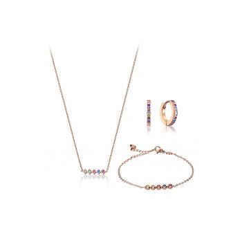 Set de cercei - colier si bratara