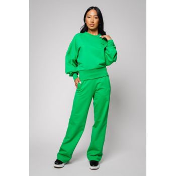 Set Volla bluza si pantalon lung Green Verde