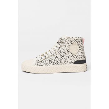 Tenisi mid-cut din piele
