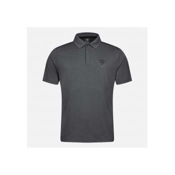 Tricou barbati  Slub polo - onyx gri