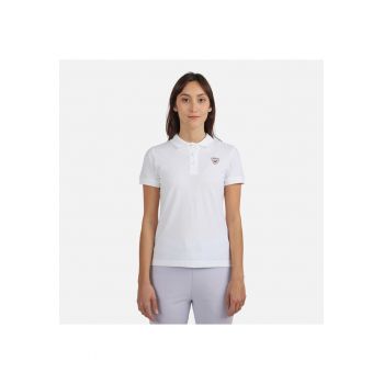 Tricou polo dama  Logo polo - culoare alb - marimea