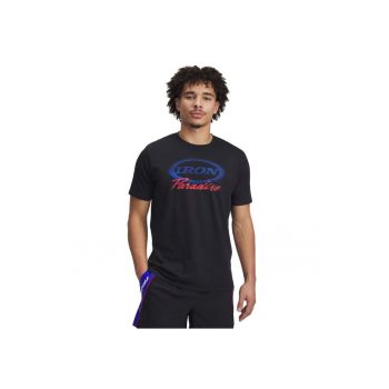 Tricou  Project Rock Iron 1389945-001 - Barbati - Negru