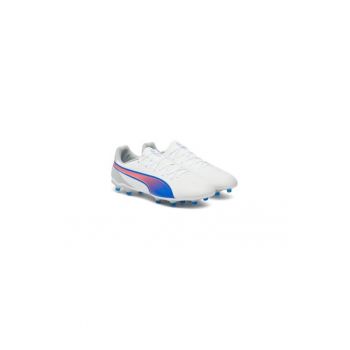 Ghete de fotbal barbati  304532320 - Piele ecologica - 47 EU - Alb