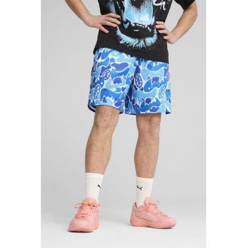 Pantaloni scurti cu imprimeu abstract - pentru baschet