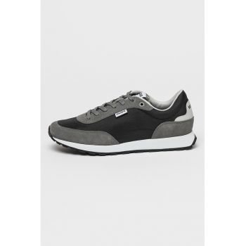 Pantofi sport cu garnituri de piele intoarsa Icelin