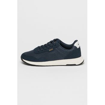 Pantofi sport cu garnituri de piele intoarsa Titanium