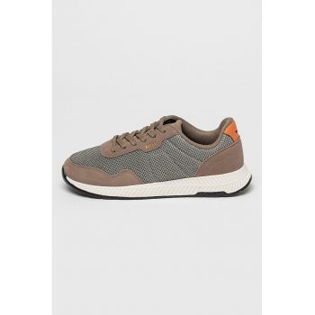 Pantofi sport cu garnituri de piele intoarsa Titanium