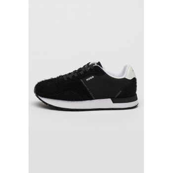Pantofi sport cu insertii de piele intoarsa Kyria