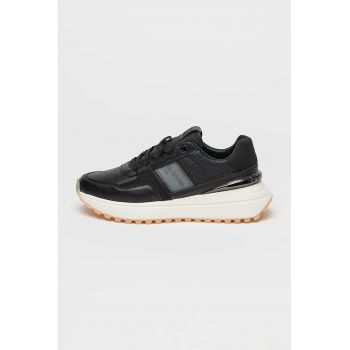 Pantofi sport cu insertii din piele intoarsa Lyn