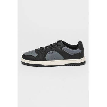 Pantofi sport de piele ecologica cu logo Hadrian