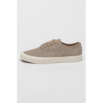 Pantofi sport de piele intoarsa cu sireturi