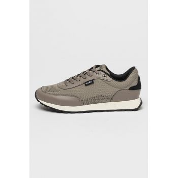 Pantofi sport de plasa cu garnituri de piele ecologica Icelin