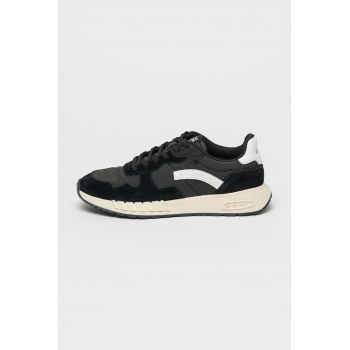Pantofi sport din piele intoarsa si piele ecologica Aver