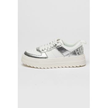 Pantofi sport flatform cu logo Lysa