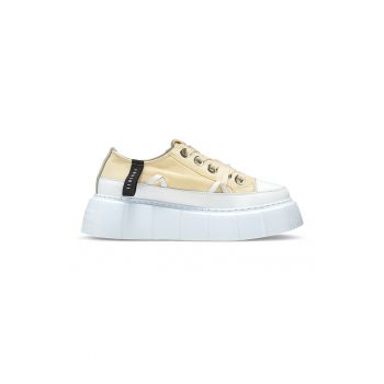 Pantofi sport flatform - din material textil