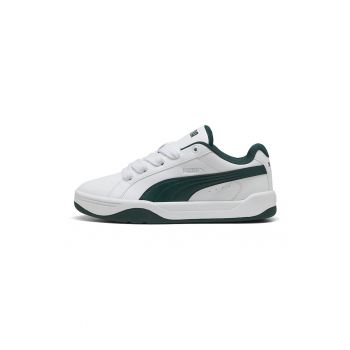 Pantofi sport unisex de piele ecologica cu logo