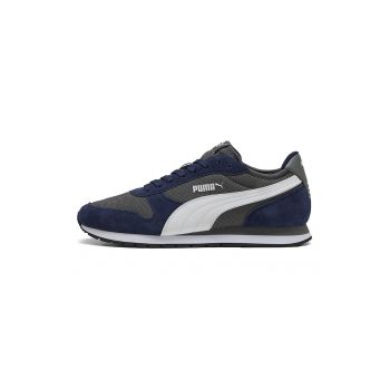 Pantofi sport unisex de piele intoarsa si plasa St Miller