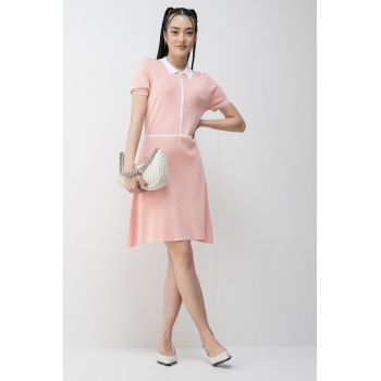 Rochie cu fenta cu fermoar pentru fitness