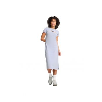 Rochie femei  Wardrobe Ess Midi Cut-out Dress - Albastru -