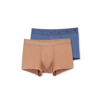 Set de boxeri din amestec de micromodal cu bana logo in talie - 2 piese