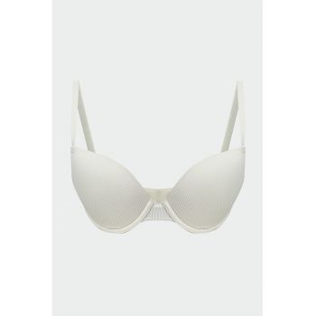 Sutien striat cu model si bretele ajustabile
