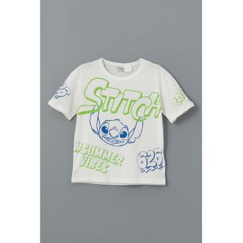 Tricou din bumbac cu model desene animate