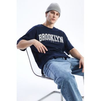 Tricou relaxed fit din bumbac