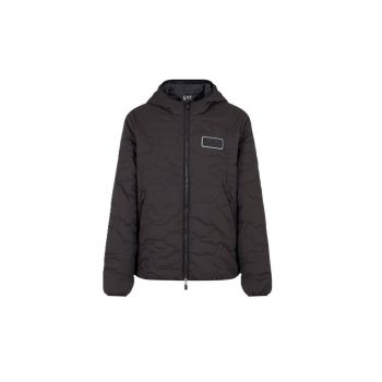Geaca  pentru Barbati - m down medium hooded jacket camou - 6DPB69-PNHQZ-1200 - L INTL - Negru