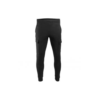 Pantaloni trening barbati  bumbac - negru