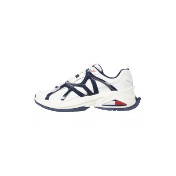 Pantofi sport cu insertii de material textil