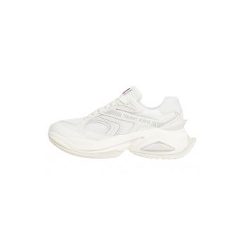 Pantofi sport cu insertii de piele intoarsa