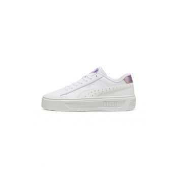 Pantofi sport de piele ecologica Smash Platform v3 GirlPower
