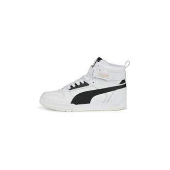 Pantofi sport high-top unisex cu insertii din piele RBD Game