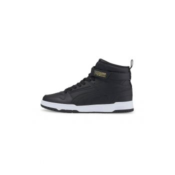 Pantofi sport high-top unisex cu insertii din piele RBD Game