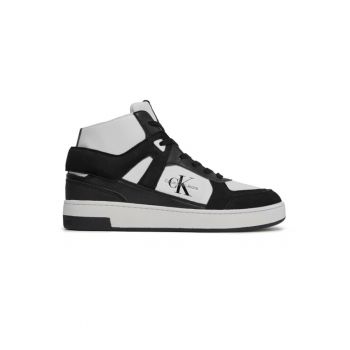 Pantofi sport  pentru Barbati - basket cupsole mid lth - YM0YM00883-01W - Negru