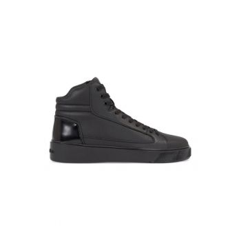 Pantofi sport  pentru Barbati - high top lace up inv stitch - HM0HM01164-0GJ - 41 EU - Negru