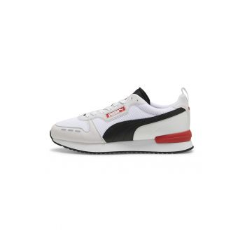 Pantofi sport unisex cu model colorblock si insertii textile R78