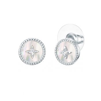 Cercei cu tija si Mother of Pearl
