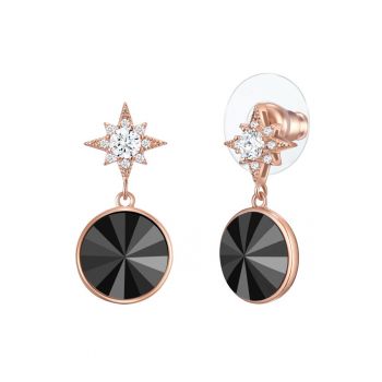Cercei drop placati cu aur de 14K