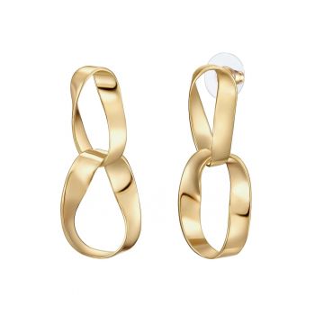 Cercei placati cu aur de 14K