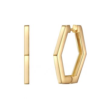 Cercei placati cu aur de 14K