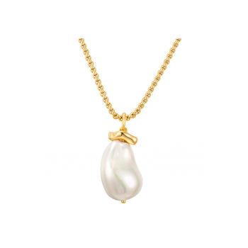 Colier de aur de 14K filat - cu perla
